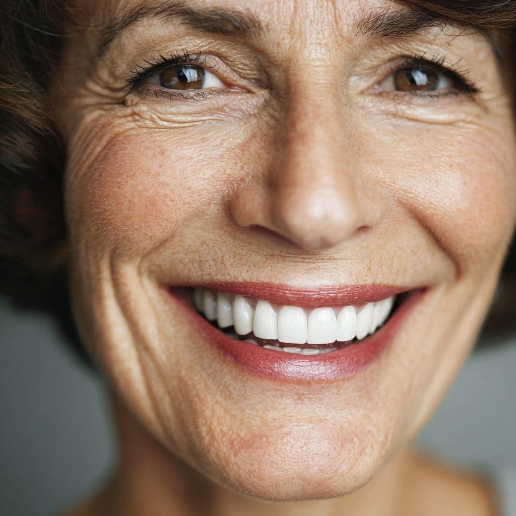 Woman smiling