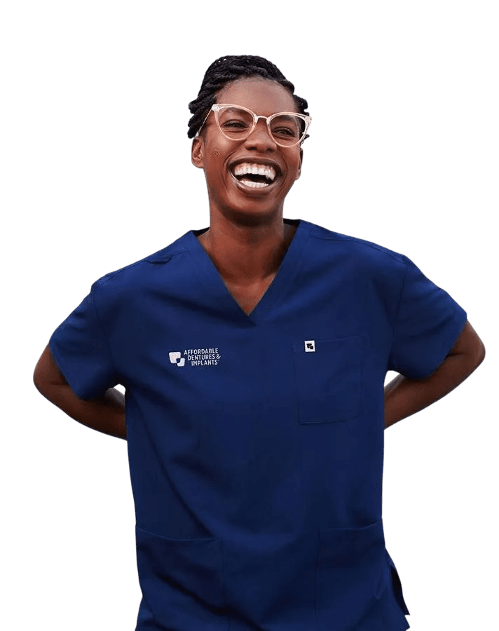 Woman laughing