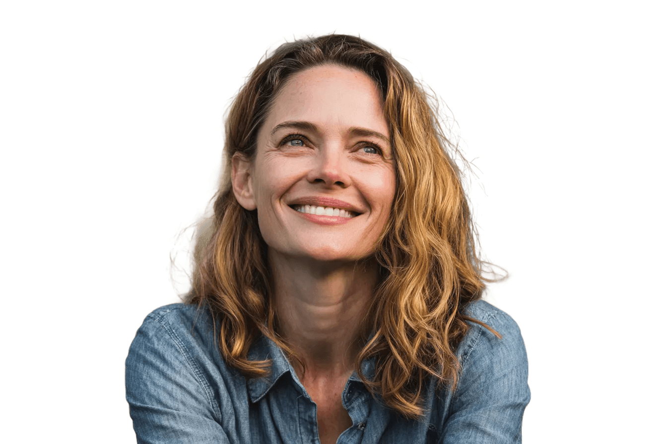 woman smiling